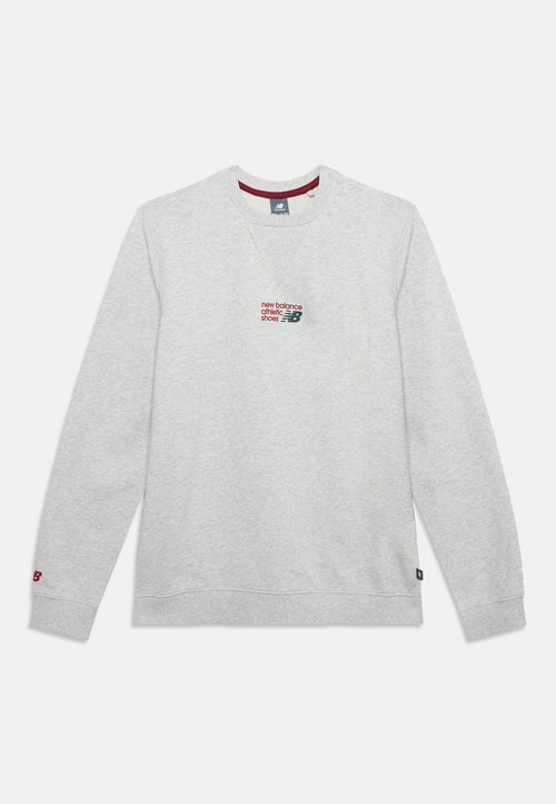 New Balance ATHLETICS PREMIUM CHEST LOGO CREW - Sweatshirt - ash heather — foto 3