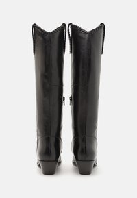 Anna Field LEATHER - Kovbojské/motorkářské kozačky - black