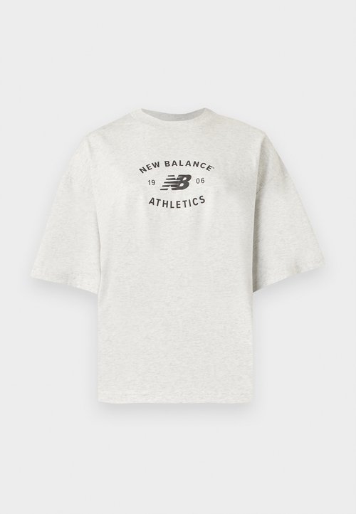 New Balance REIMAGINED OVERSIZED - Print T-shirt - ash heather — photo 5