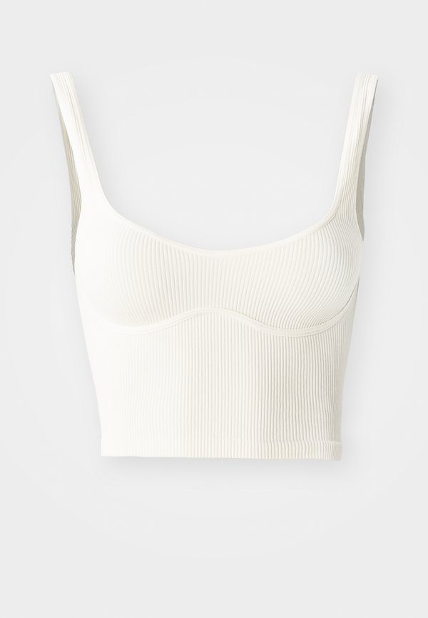 MEG SEAMLESS CROP - Top - ivory3