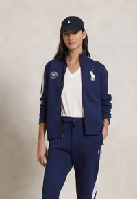 Polo Ralph Lauren WIMBLEDON BALLPERSON FULL ZIP JACKET - Jaka ar rāvējslēdzēju - navy/white