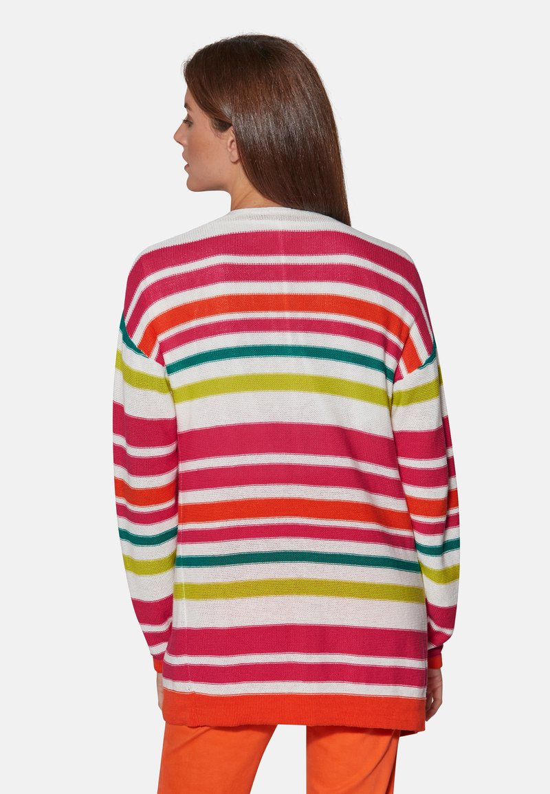 Damen Strickjacken | MADELEINE BUNTE MIT Strickjacke weiß multicolor/mehrfarbig - DO93320 Damen Strickjacken | MADELEINE BUNTE MIT Strickjacke weiß multicolor/mehrfarbig - DO93320