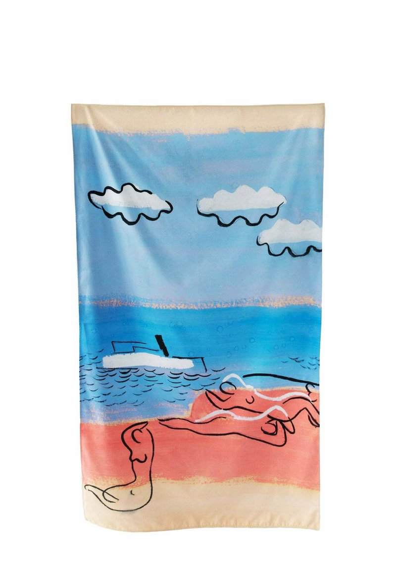 DUE. Toalla de playa - blue