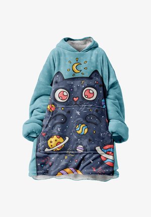 Mr. GUGU & Miss GO BLANKET SPACE CAT - Hoodie - blue