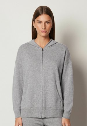 ULTRASOFT - Zip-up sweatshirt - pearl grey