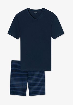 uncover by Schiesser V-AUSSCHNITT SCHLAFANZUG KURZ - Yöasusetti - nachtblau