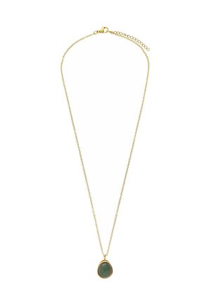 VINTAGE - Necklace - gold coloured green