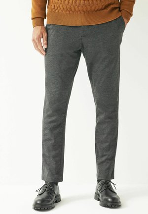 SLIM FIT SMART STRETCH - Housut - grey