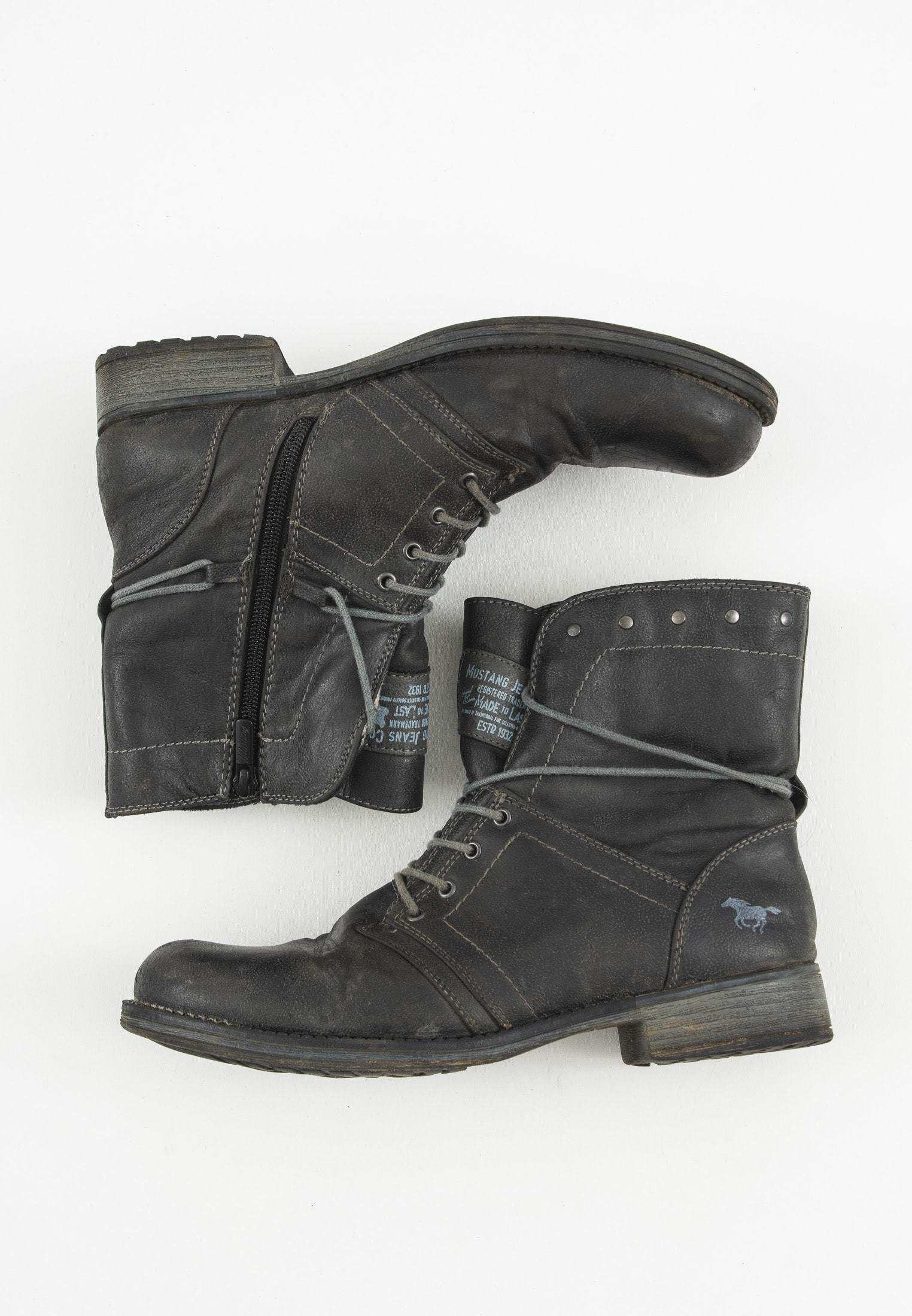 Mustang Botines con cordones - schwarz/negro - Zalando.es