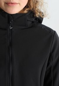 CMP WOMAN JACKET ZIP HOOD - Soft shell jacket - black