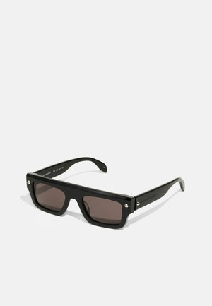 RECTANGULAR SQUARED - Sonnenbrille - black/grey