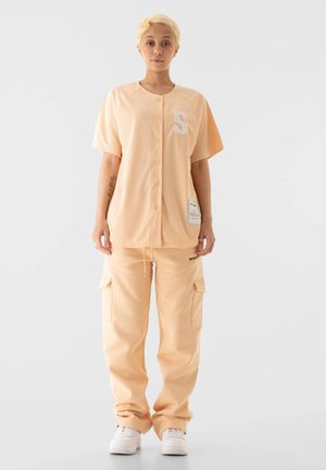 Armijas stila bikses - coffee