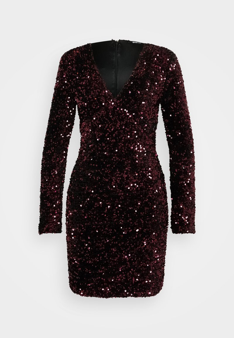 Gina Tricot Jerseyjurk donkerrood