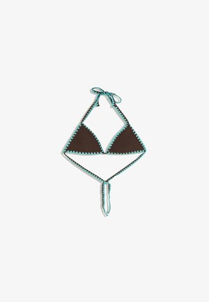 Bershka, BIKINI TOP - Bikini pezzo sopra - dark brown