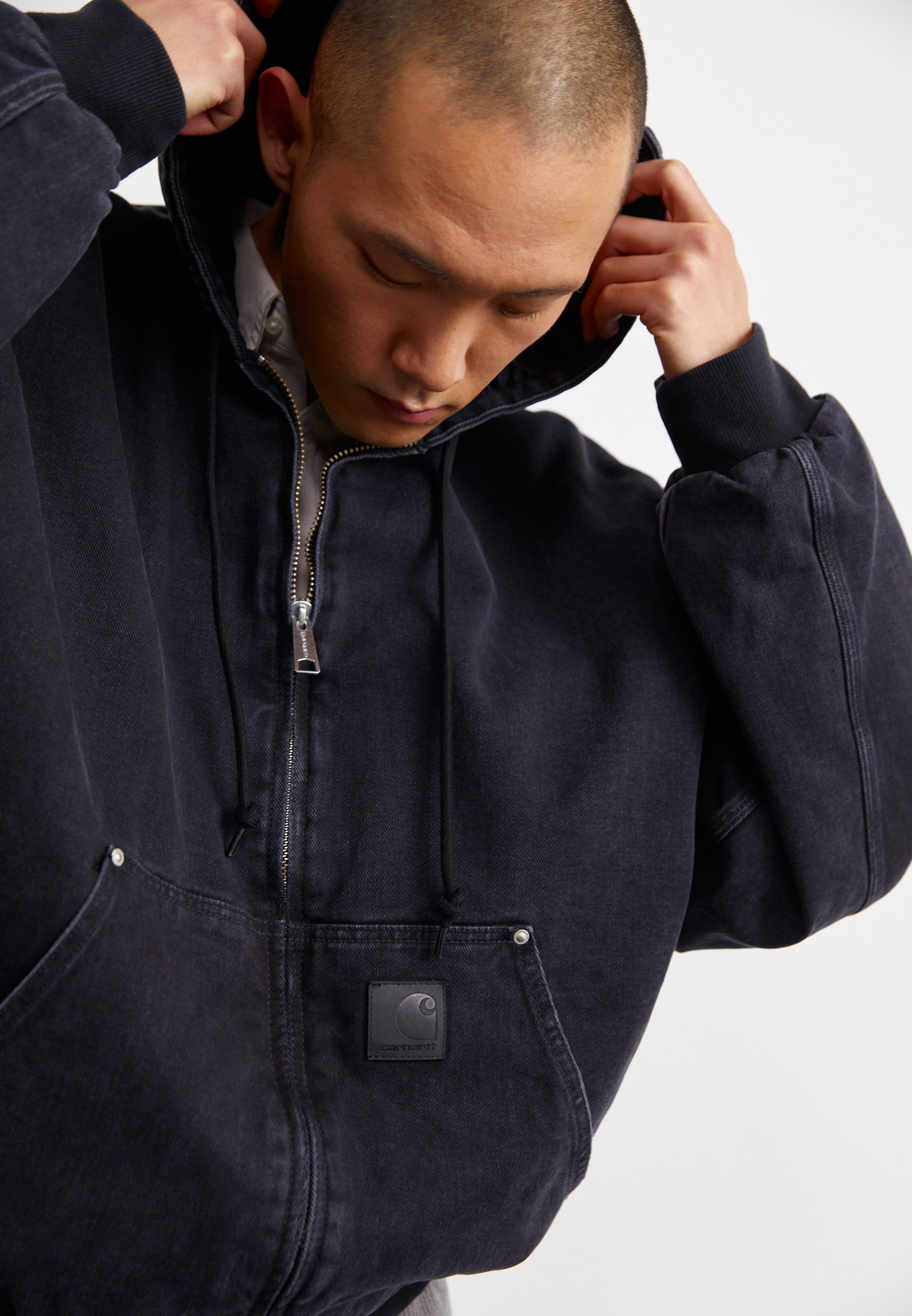 Carhartt WIP ACTIVE RIVET JACKET MAITLAND - Giacca di jeans