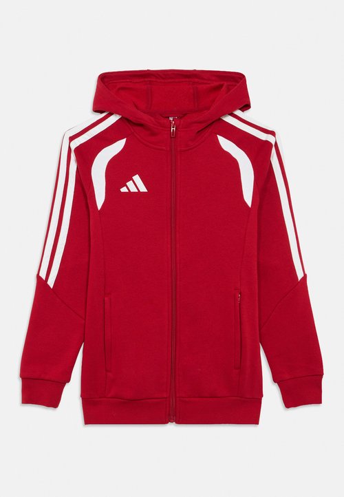 adidas TIRO LEAGUE UNISEX - Zip-up sweatshirt - team power red/white — photo 3