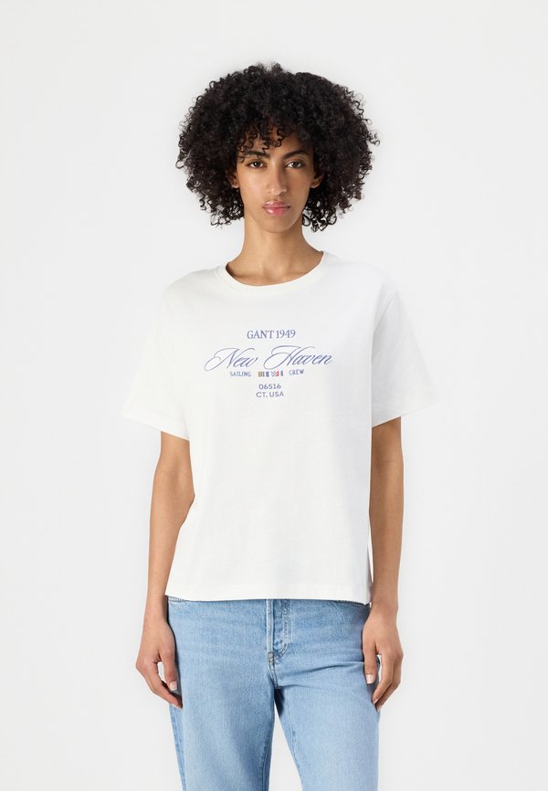 GRAPHIC  - Print T-shirt - eggshell