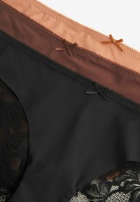 Next BRAZILIAN THREE PACK - Slip - black chocolate brown tan brown