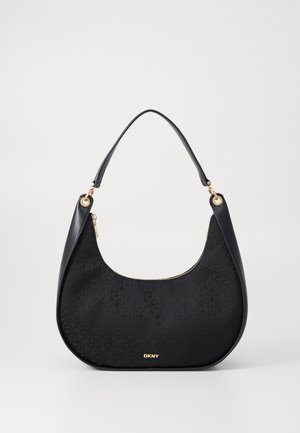 DKNY, ABBY HOBO - Handbag - jet black/black