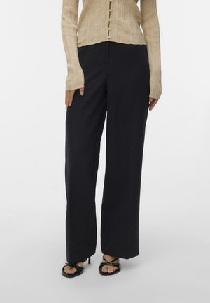 Vero Moda, VMMAYLI WIDE PANT - Trousers - black