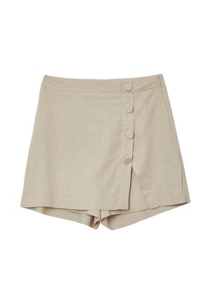 BOTTONI - A-line skirt - sabbia medio
