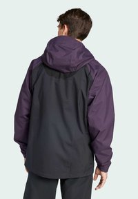 Adidas Terrex MULTI TWO-LAYER RAIN.RDY - Regenjas - black   aurora black