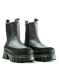 Palladium REVOLT RANGR  - Platåstövletter - dark silver