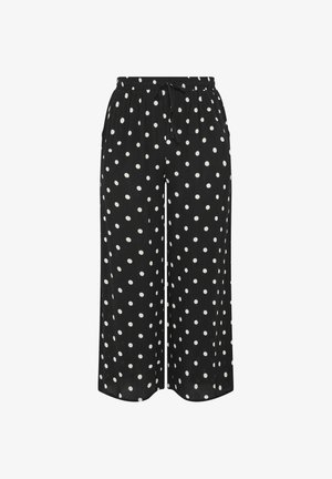Yours Clothing, PLUS SIZE WIDE LEG TROUSERS - Bas de pyjama - ink black