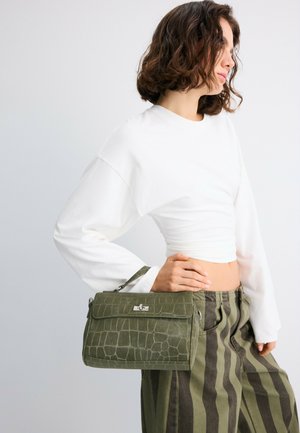 Stradivarius, SMALL BELT CROSSBODY BAG - Sac à main - khaki