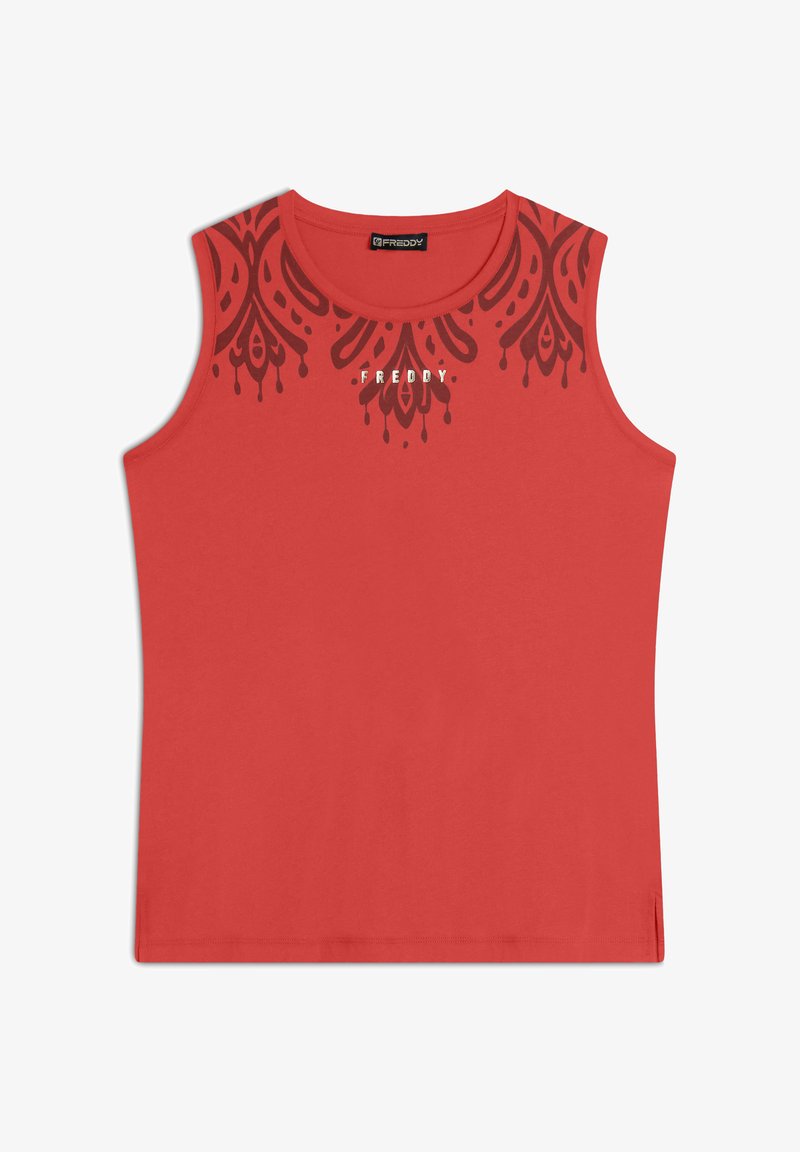 Freddy Top - poppy red