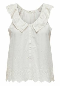 NORMAL GESCHNITTEN V-AUSSCHNITT - Blusa - cloud dancer