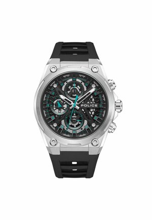 Montre à aiguilles - schwarz- und silberfarben