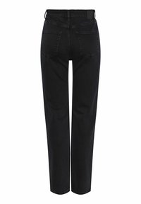 PIECES Women's Straight Jeans Pckelly Mw Straight Jeans Dg202 Noos, Dark grey denim, 25W / 30L