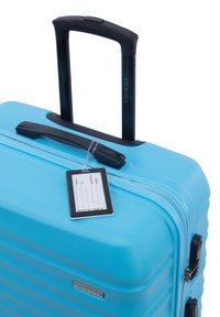 WITTCHEN LARGE SUITCASE WITH LUGGAGE TAG FROM ABS - Valise à roulettes - blue