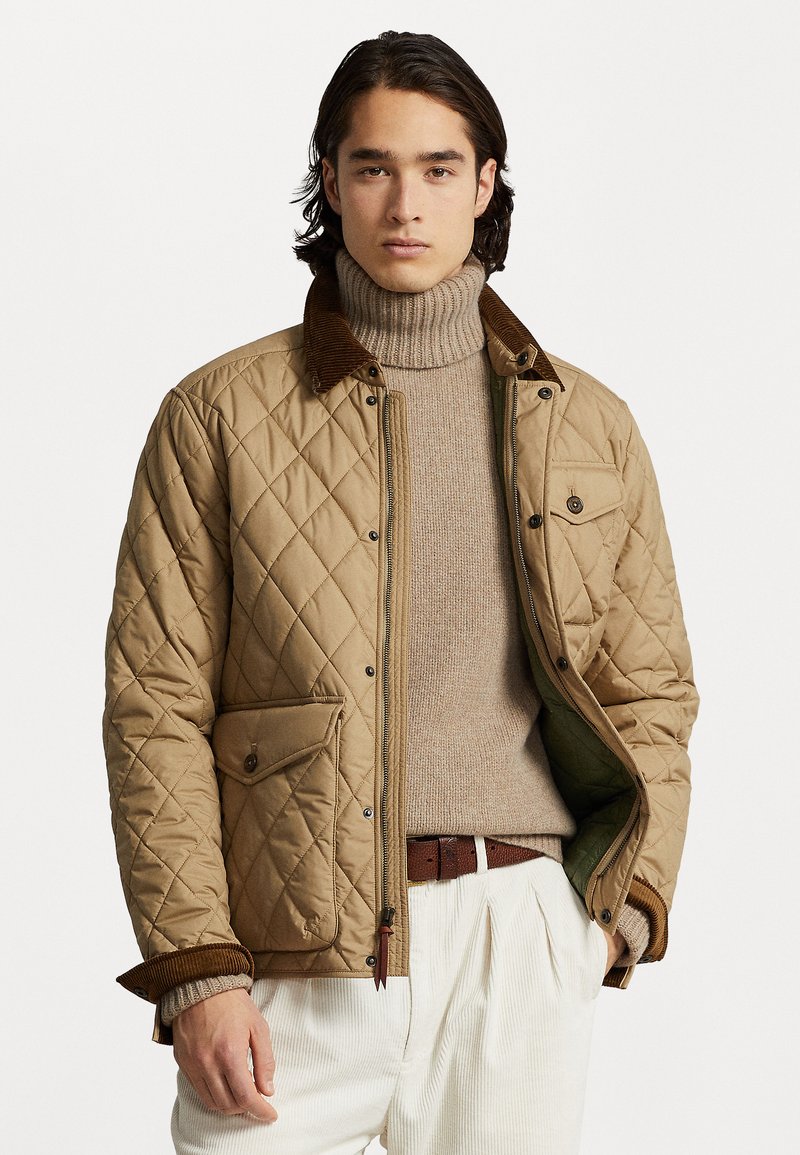 Polo Ralph Lauren - THE BEATON QUILTED JACKET - Overgangsjakke - desert khaki, Forstør