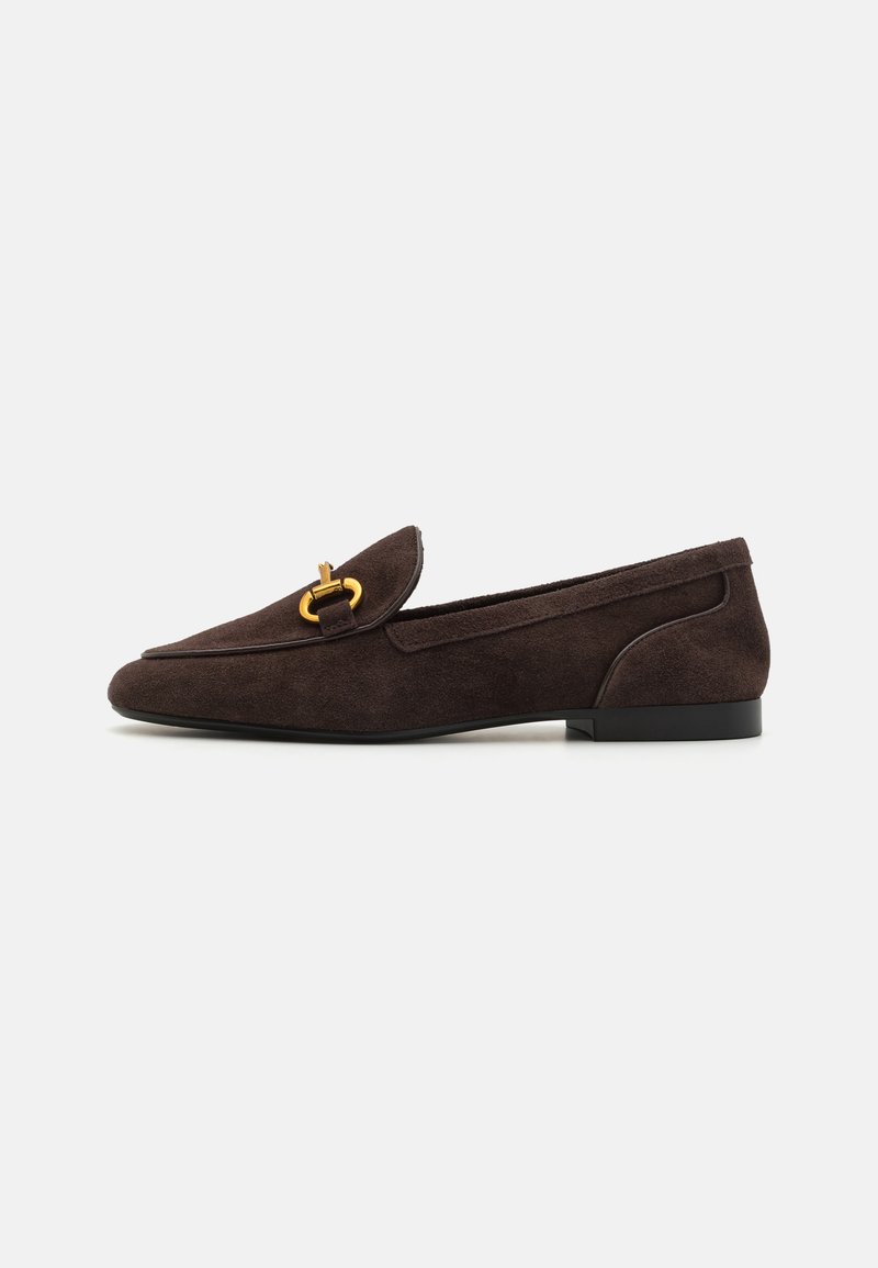 PARFOIS FLAT SHOES - Slip-ons - dark brown