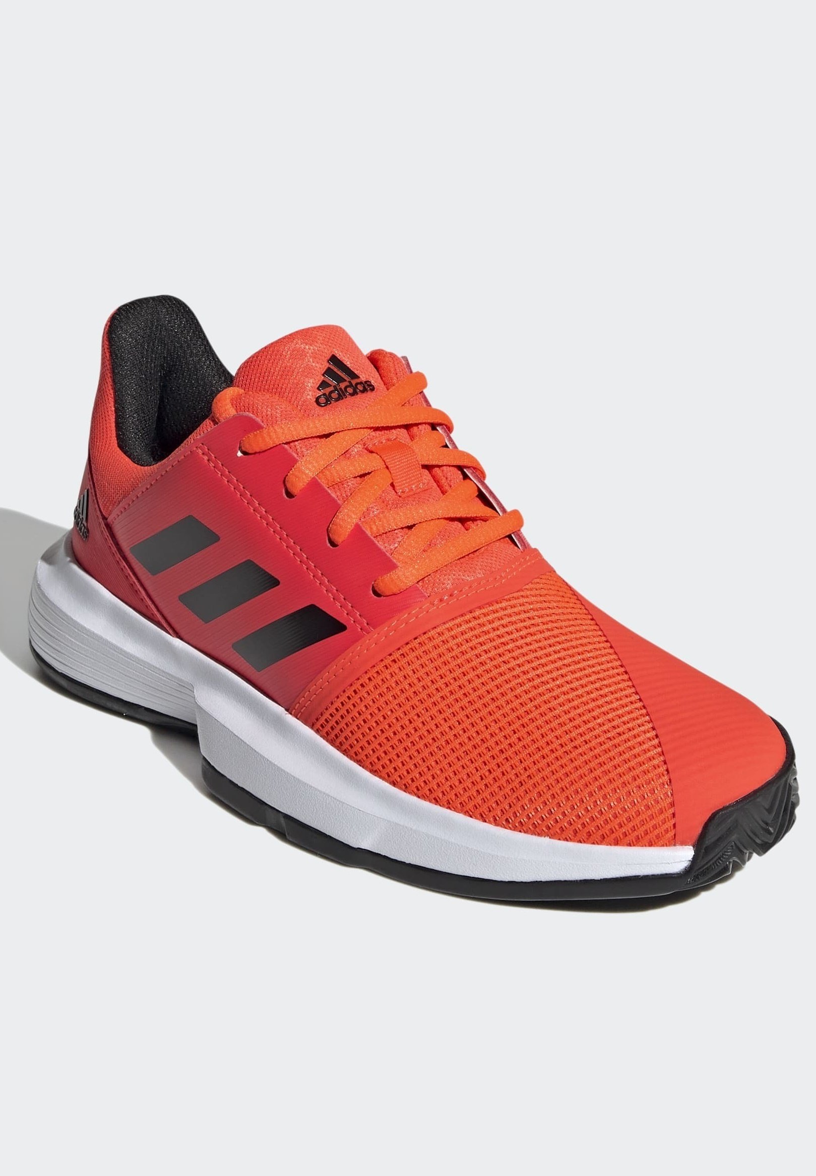 adidas Performance COURTJAM - Tennisschoenen voor kleibanen - orange/Oranje  - Zalando.nl