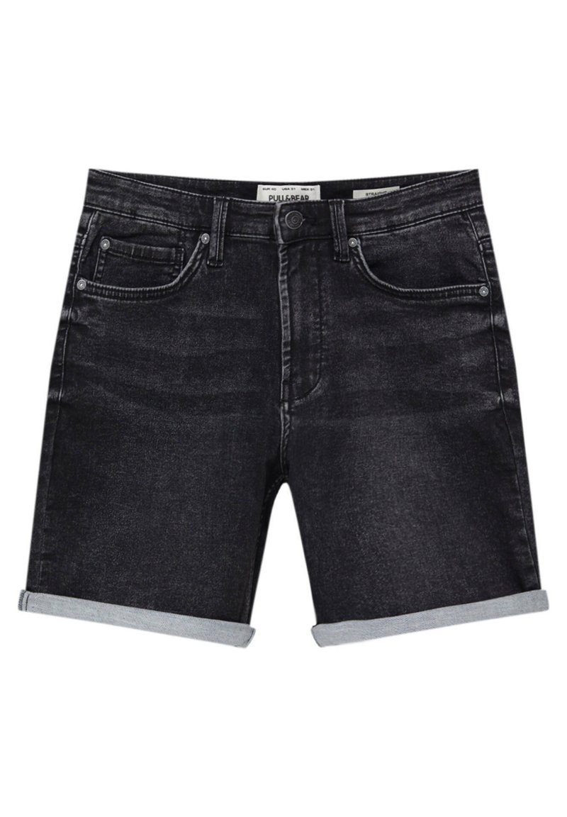 Herren Skinny Fit | PULL&BEAR BASIC Jeans Shorts mottled dark grey/dunkelgrau-meliert - GH90799 Herren Skinny Fit | PULL&BEAR BASIC Jeans Shorts mottled dark grey/dunkelgrau-meliert - GH90799