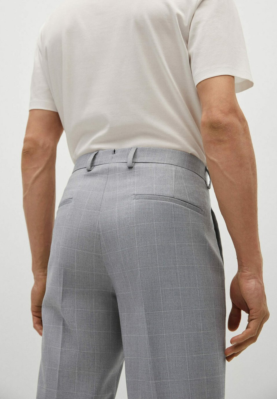 Uomo KARIERTE SUPER SLIM FIT - Pantaloni eleganti Uomo KARIERTE SUPER SLIM FIT - Pantaloni eleganti