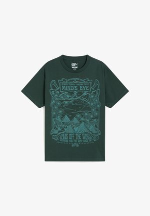 Vans, MINDS EYE OVERSIZED. - T-shirt imprimé - medium green