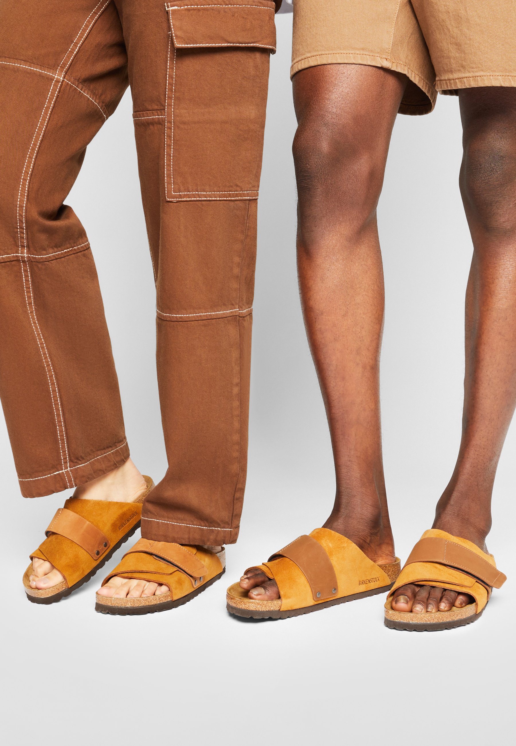 Birkenstock KYOTO VL/NU NARROW - Hausschuh - cognac - Zalando.de