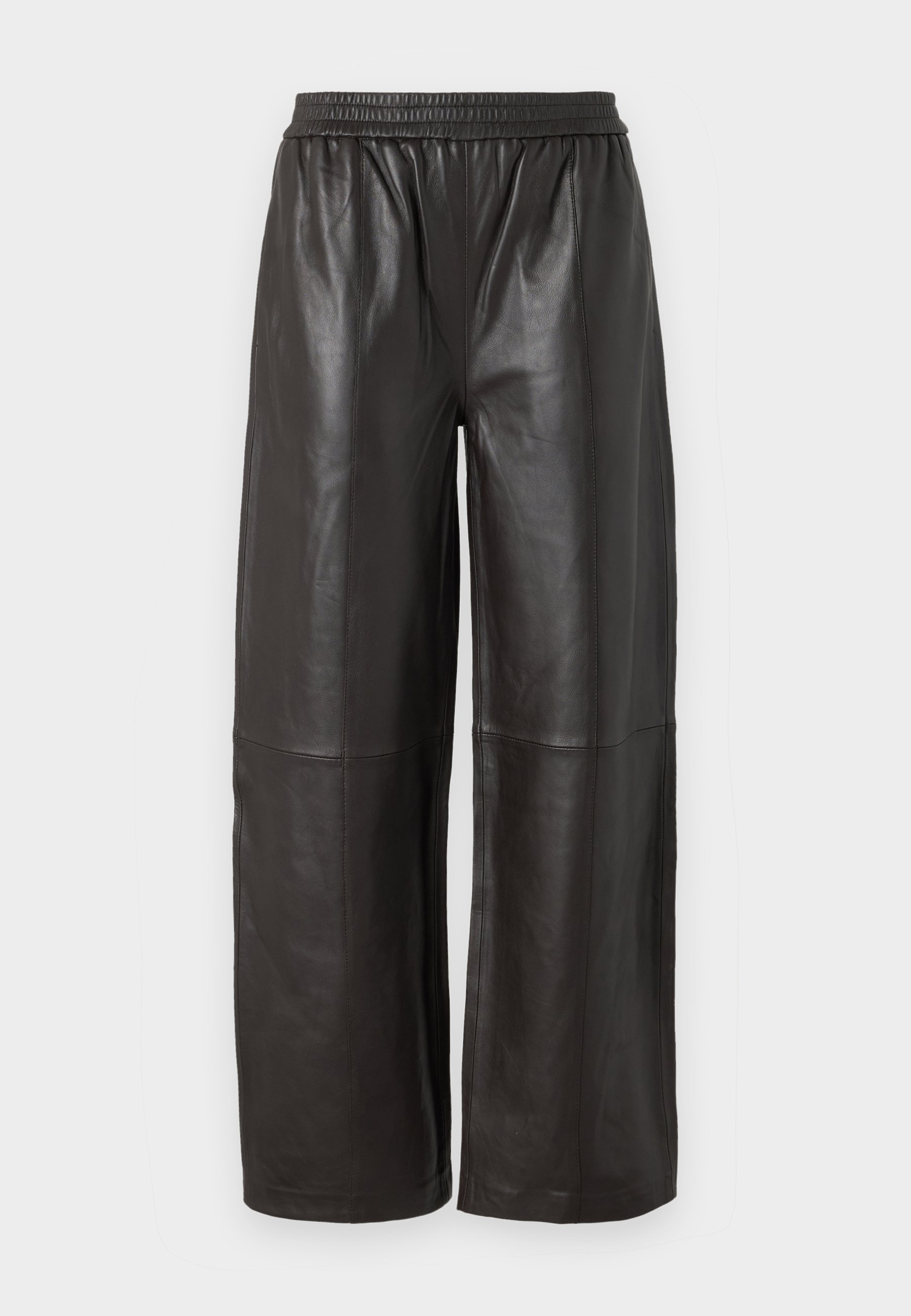 2nd Day JIMMY - Leather trousers - black - Zalando.co.uk