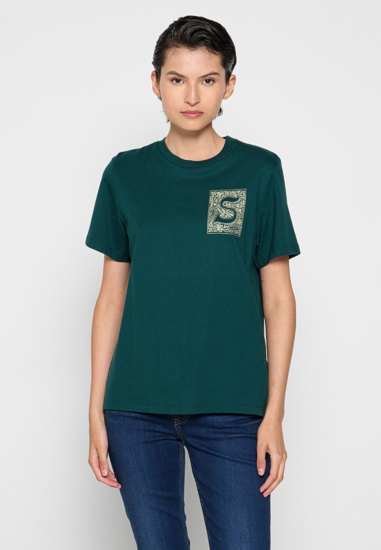 Scotch & Soda T-shirt print groen