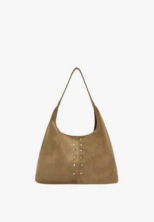 SHOULDER - Geantă de pânză - brown