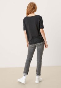 QS BAUMWOLLMIX - T-shirt basic - black