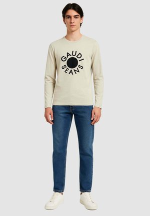 Maglietta a manica lunga - beige