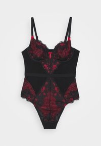 Pour Moi AMOUR UNDERWIRED BODY - Corpo - black/red