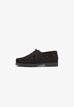Les Deux, HAIRY BOATSHOE - Яхтени обувки - molé brown
