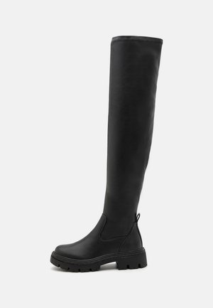 Anna Field Wide Fit Kozačky nad kolena - black