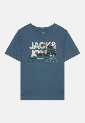 JJLUKE TEE CREW NECK JNR - T-shirt con stampa - oceanview